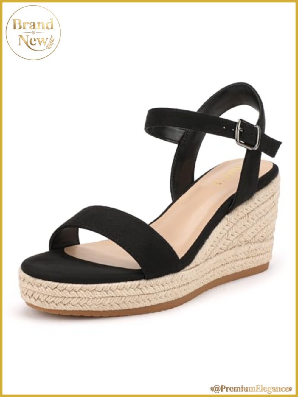 Wedge Sandals Espadrille Platform Ankle Strap Dressy Summer